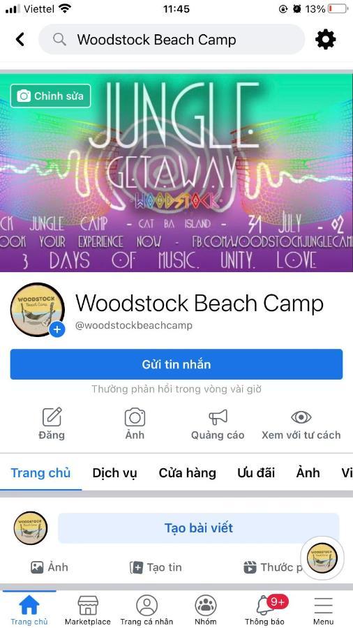 Woodstock Beach Camp Hien Hao Dış mekan fotoğraf