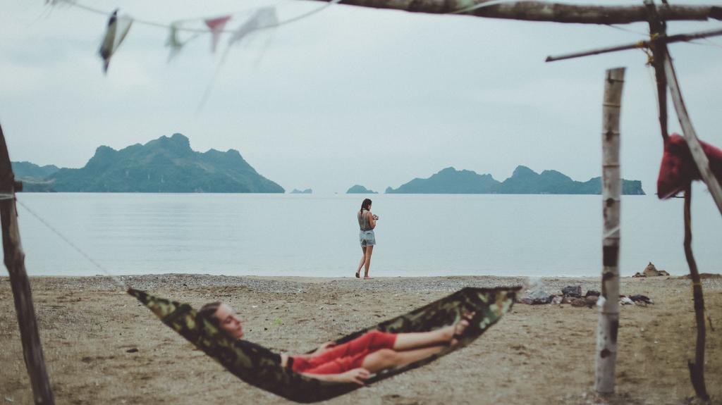 Woodstock Beach Camp Hien Hao Dış mekan fotoğraf